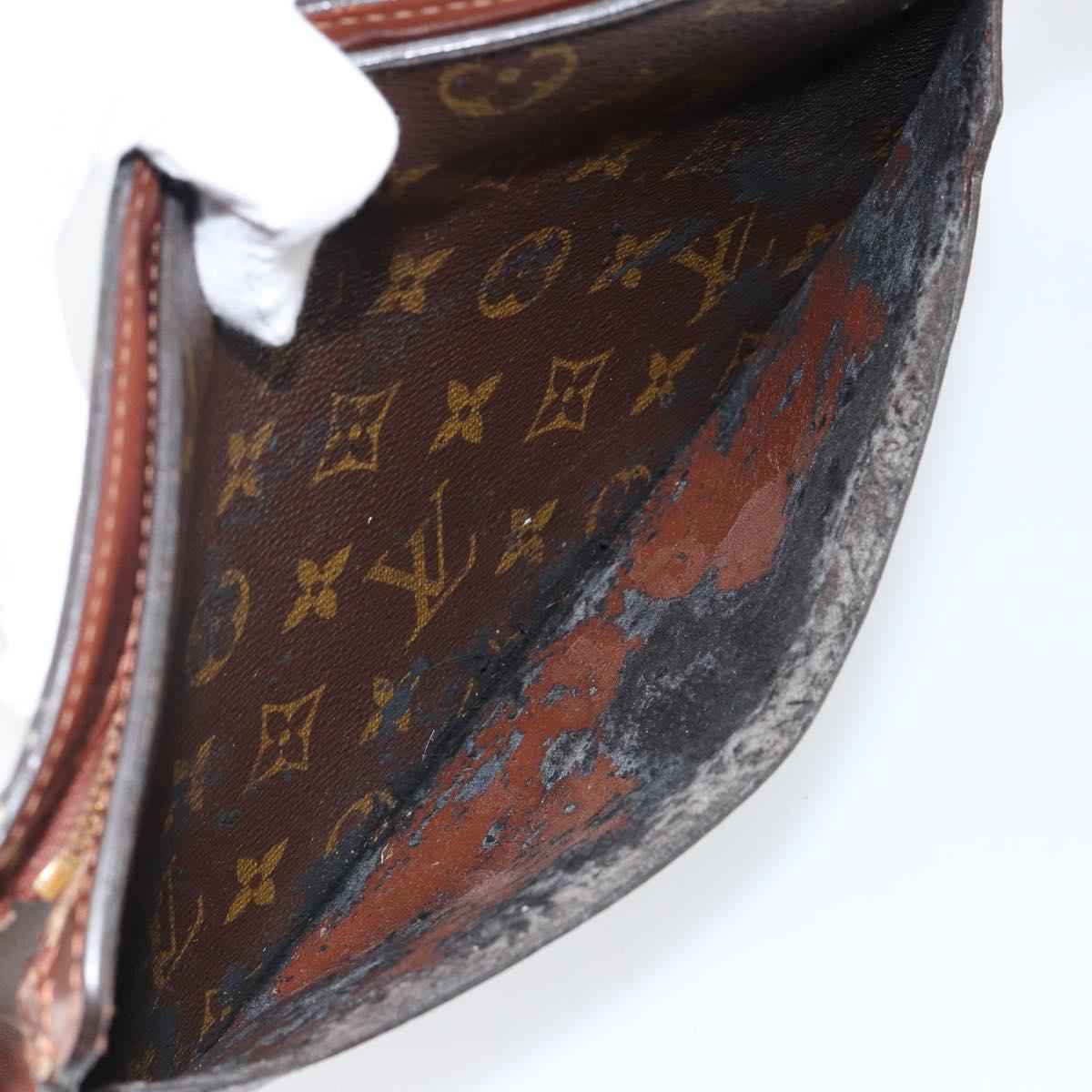 LOUIS VUITTON Monogram Pochette Homme Clutch Bag M51795 LV Auth th6341