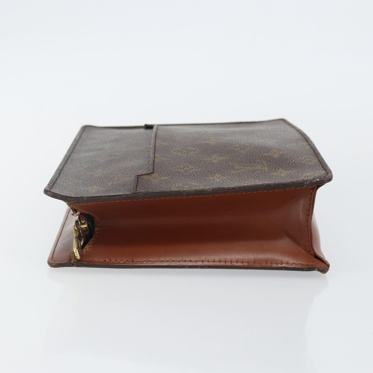 LOUIS VUITTON Monogram Pochette Homme Clutch Bag M51795 LV Auth th6341