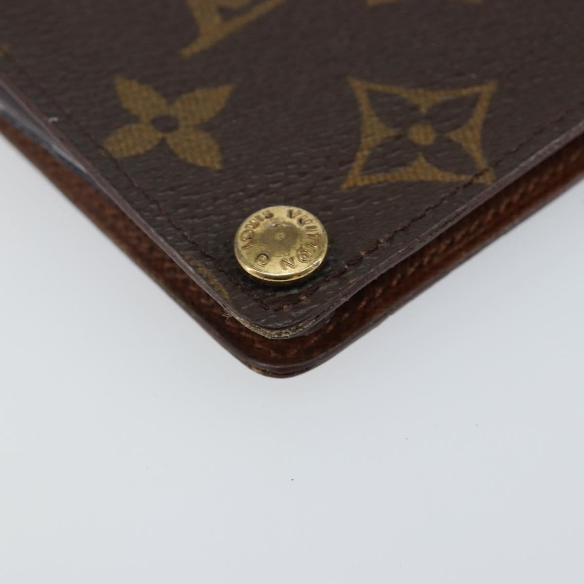 LOUIS VUITTON Monogram Porto Cartes Crdit Pression Card Case M60937 Auth th6343