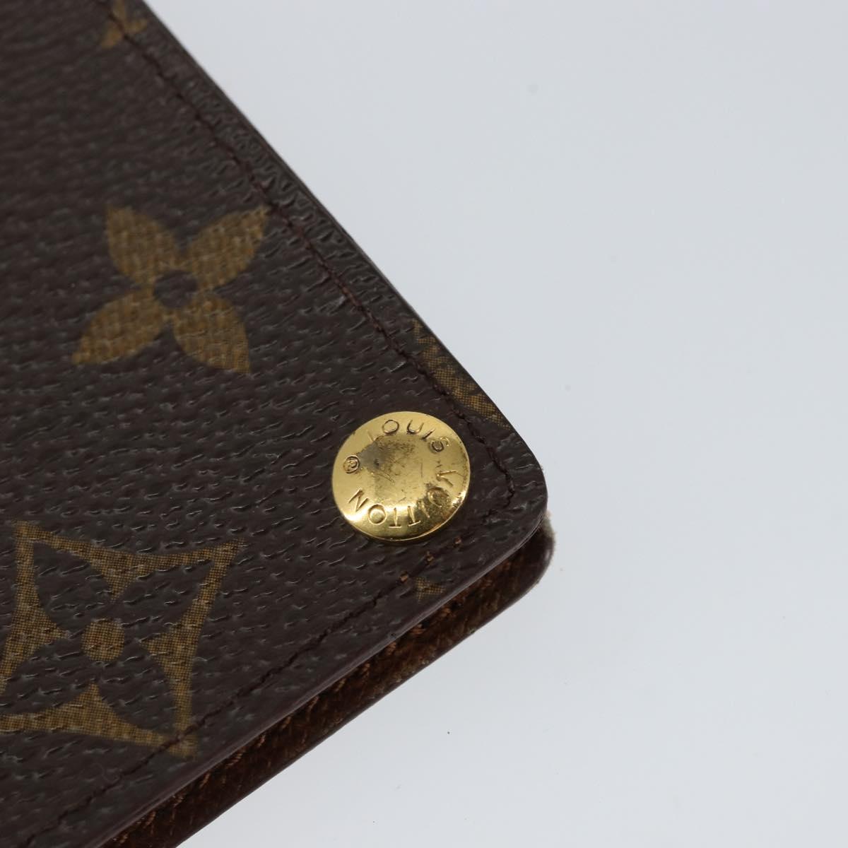 LOUIS VUITTON Monogram Porto Cartes Crdit Pression Card Case M60937 Auth th6343
