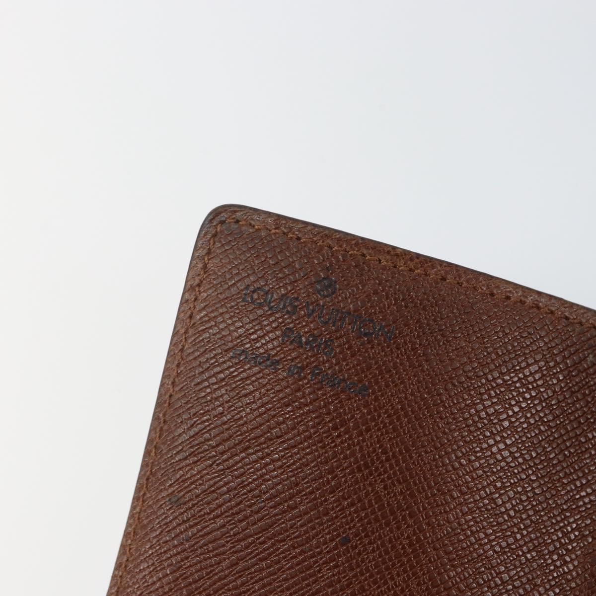 LOUIS VUITTON Monogram Porto Cartes Crdit Pression Card Case M60937 Auth th6343