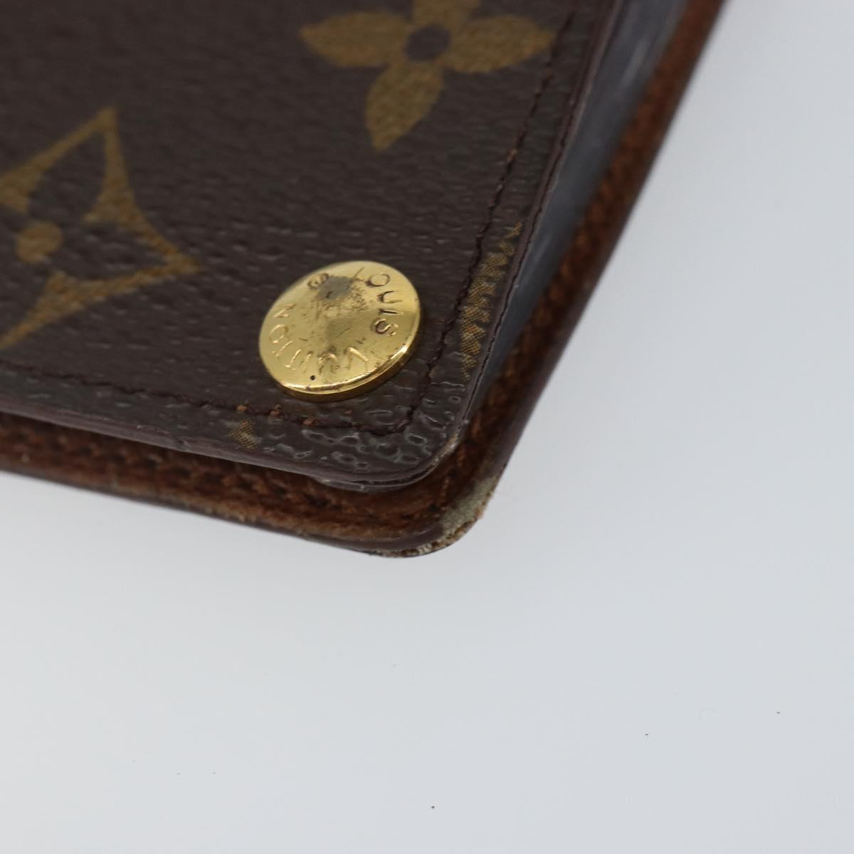 LOUIS VUITTON Monogram Porto Cartes Crdit Pression Card Case M60937 Auth th6343