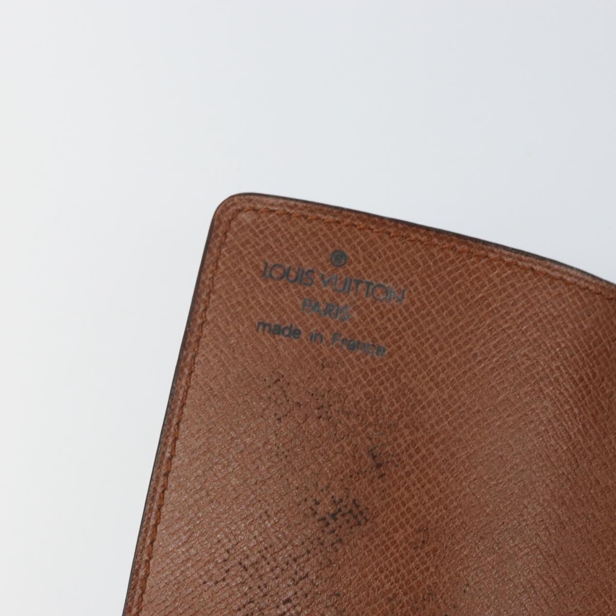LOUIS VUITTON Monogram Porto Cartes Crdit Pression Card Case M60937 Auth th6344