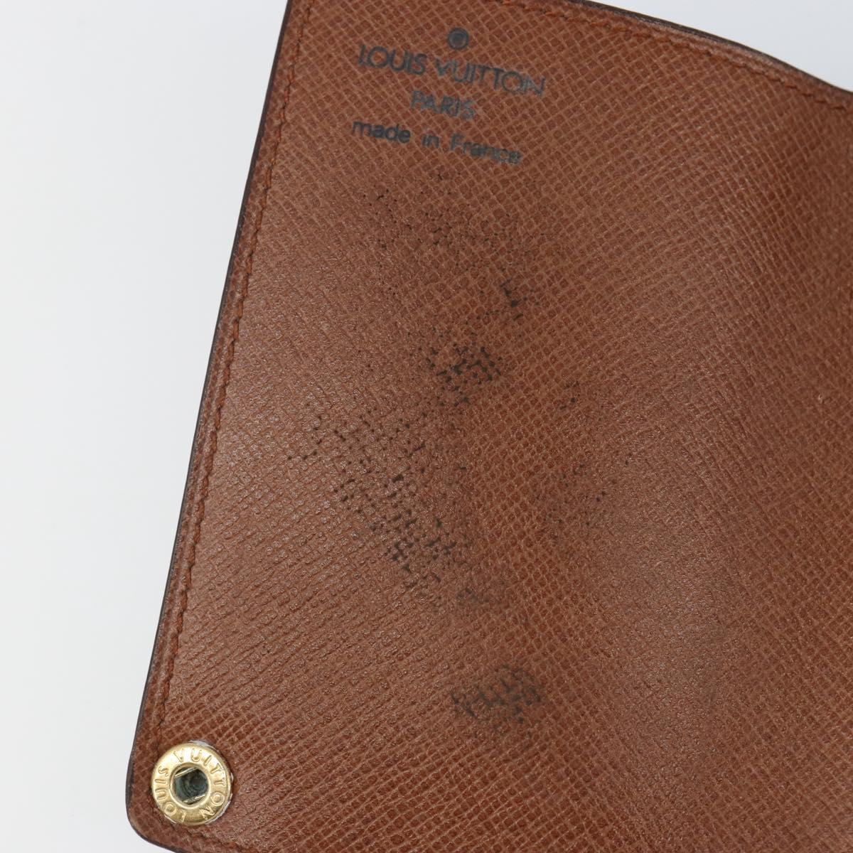 LOUIS VUITTON Monogram Porto Cartes Crdit Pression Card Case M60937 Auth th6344