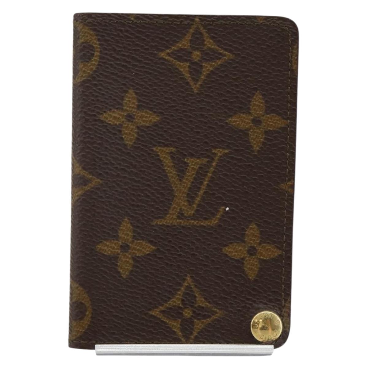 LOUIS VUITTON Monogram Porto Cartes Crdit Pression Card Case M60937 Auth th6344