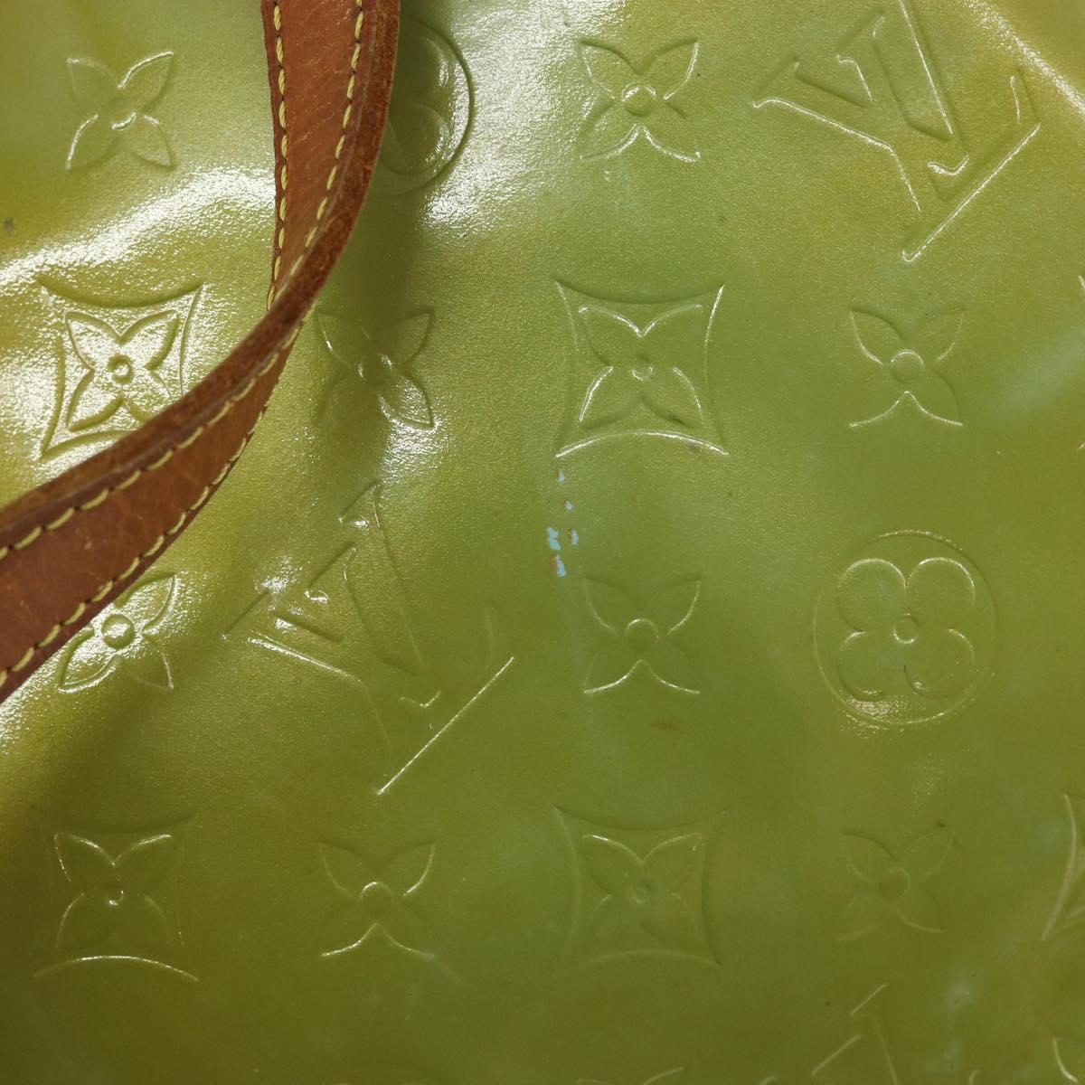 LOUIS VUITTON Monogram Vernis Houston Hand Bag Baby Blue M91005 LV Auth th6346