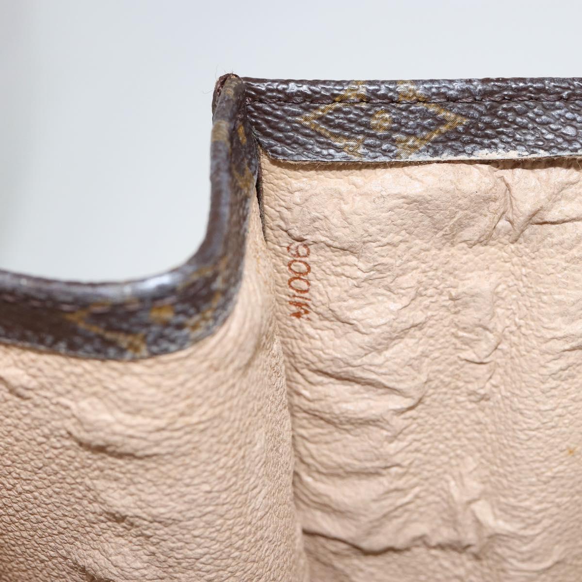 LOUIS VUITTON Monogram Sac Plat Hand Bag M51140 LV Auth th6350