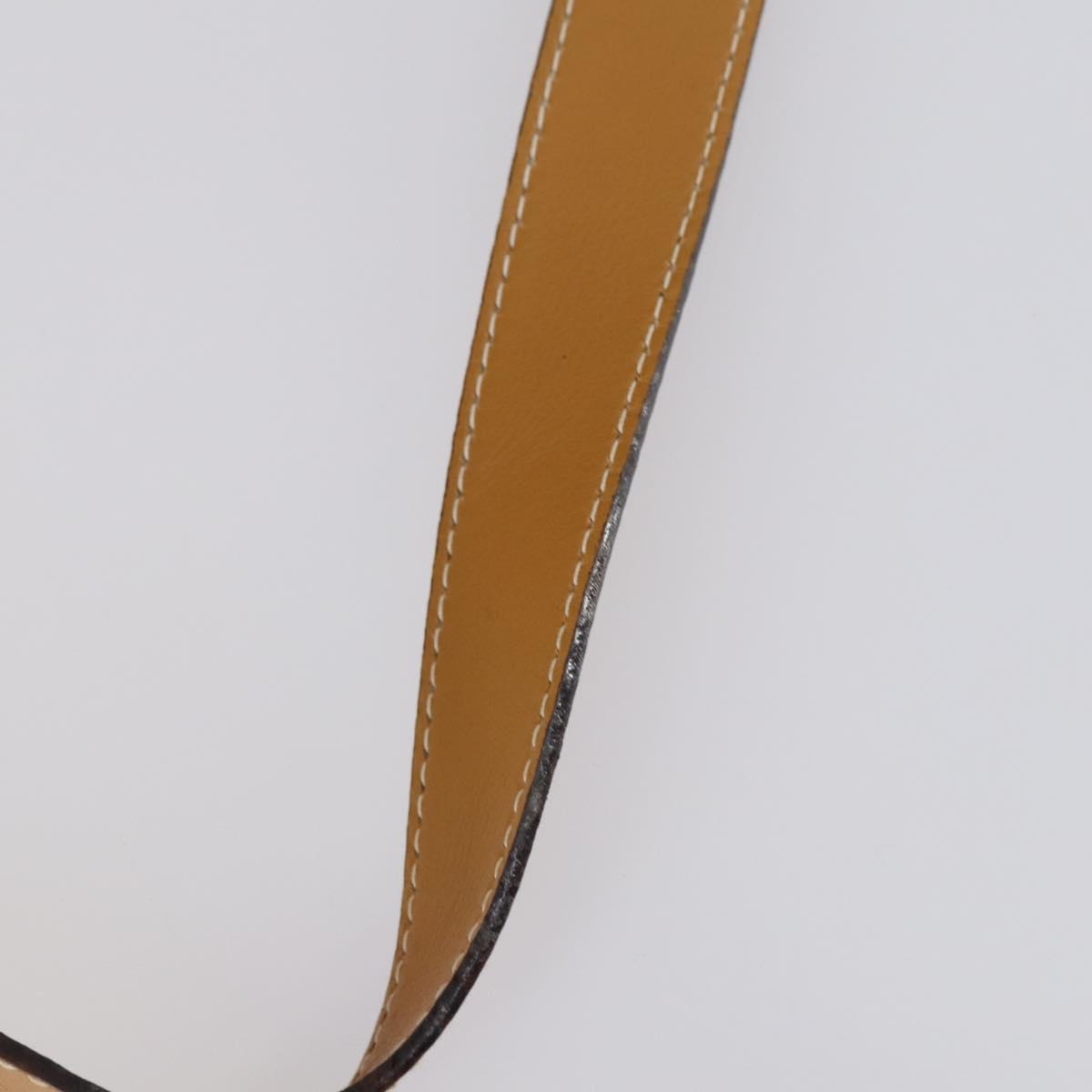 FENDI Pecan Canvas Boston Bag Coated Canvas 2way Black Brown Auth th6359