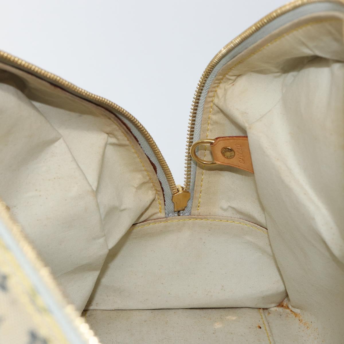 LOUIS VUITTON Monogram Mini Marie Hand Bag Blue M92003 LV Auth th6363