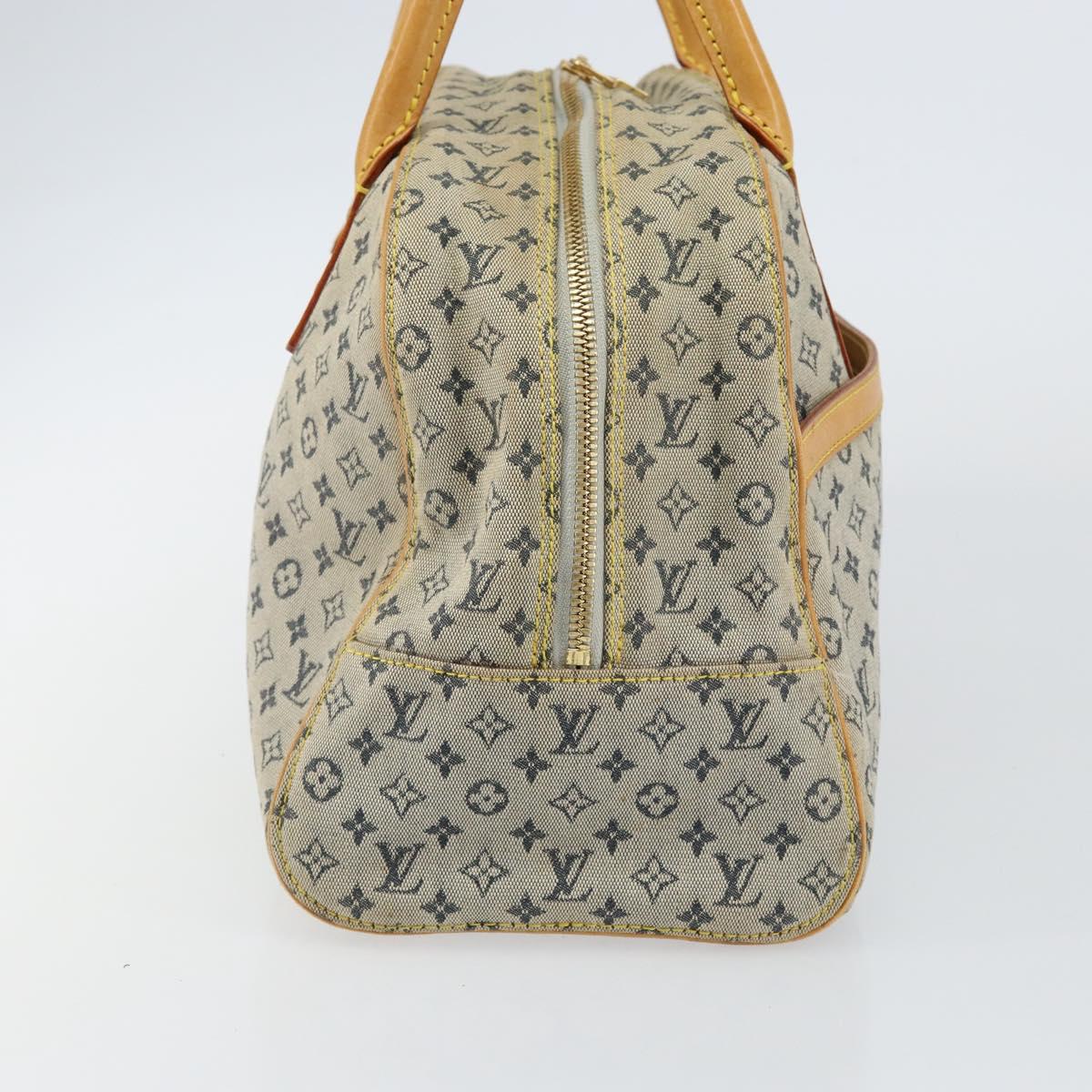LOUIS VUITTON Monogram Mini Marie Hand Bag Blue M92003 LV Auth th6363