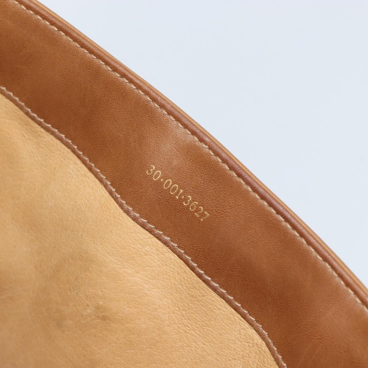 GUCCI Micro GG Canvas Shoulder Bag PVC Beige Gold 30 001 3627 Auth th6366