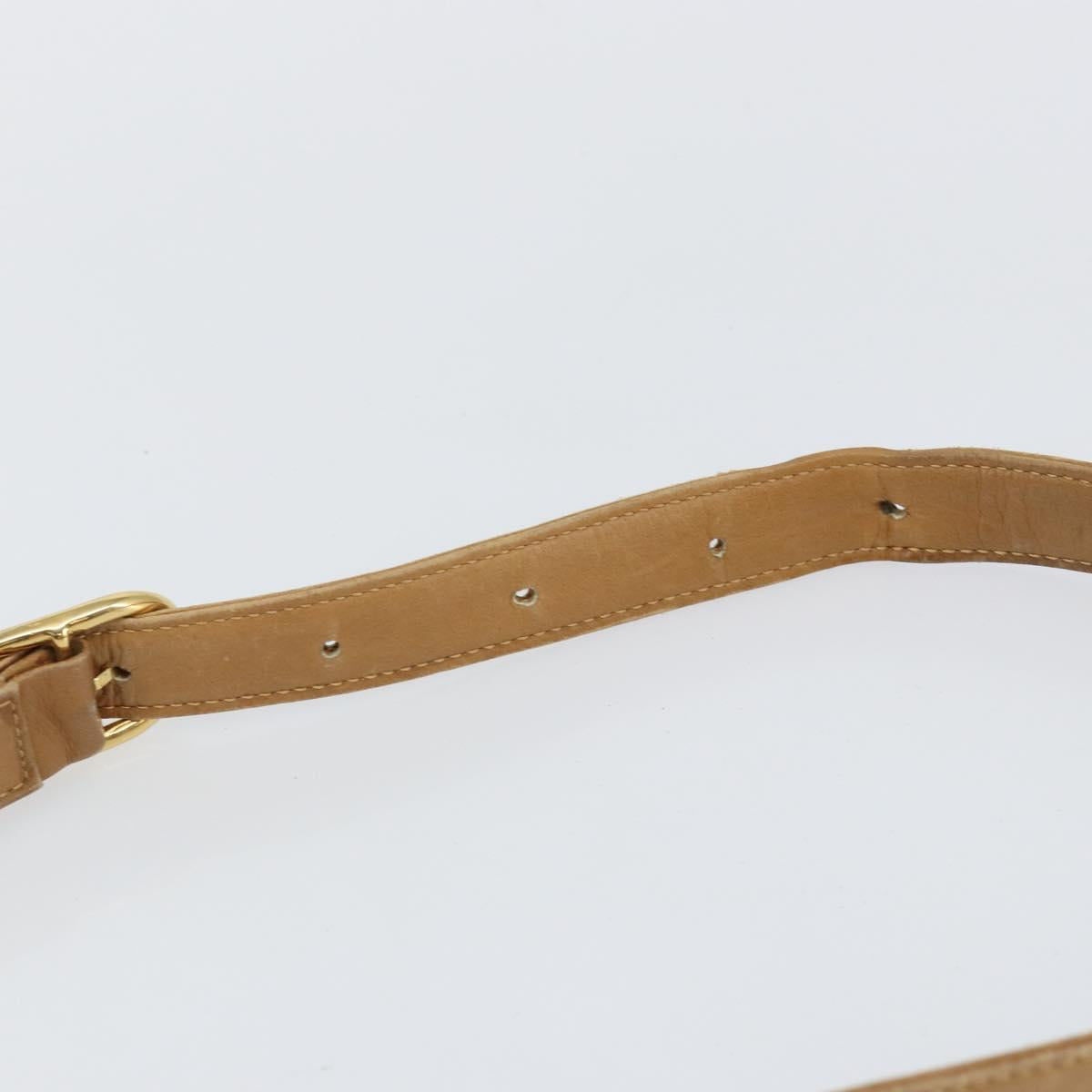 GUCCI Micro GG Canvas Shoulder Bag PVC Beige Gold 30 001 3627 Auth th6366