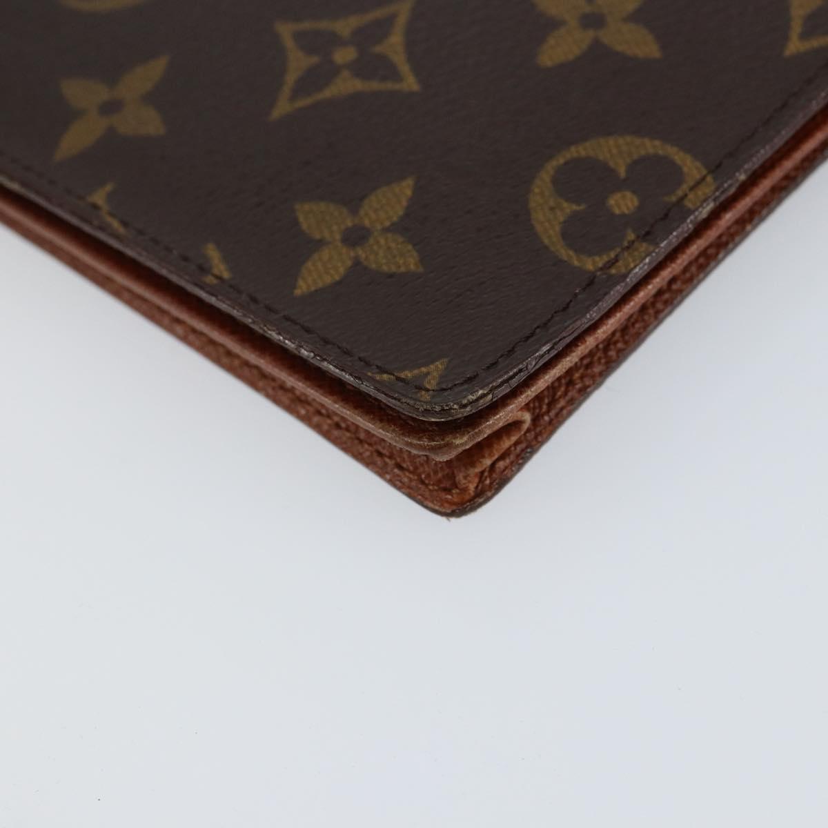 LOUIS VUITTON Monogram Porte Cartes Credit Billfold Wallet M60825 LV Auth th6367