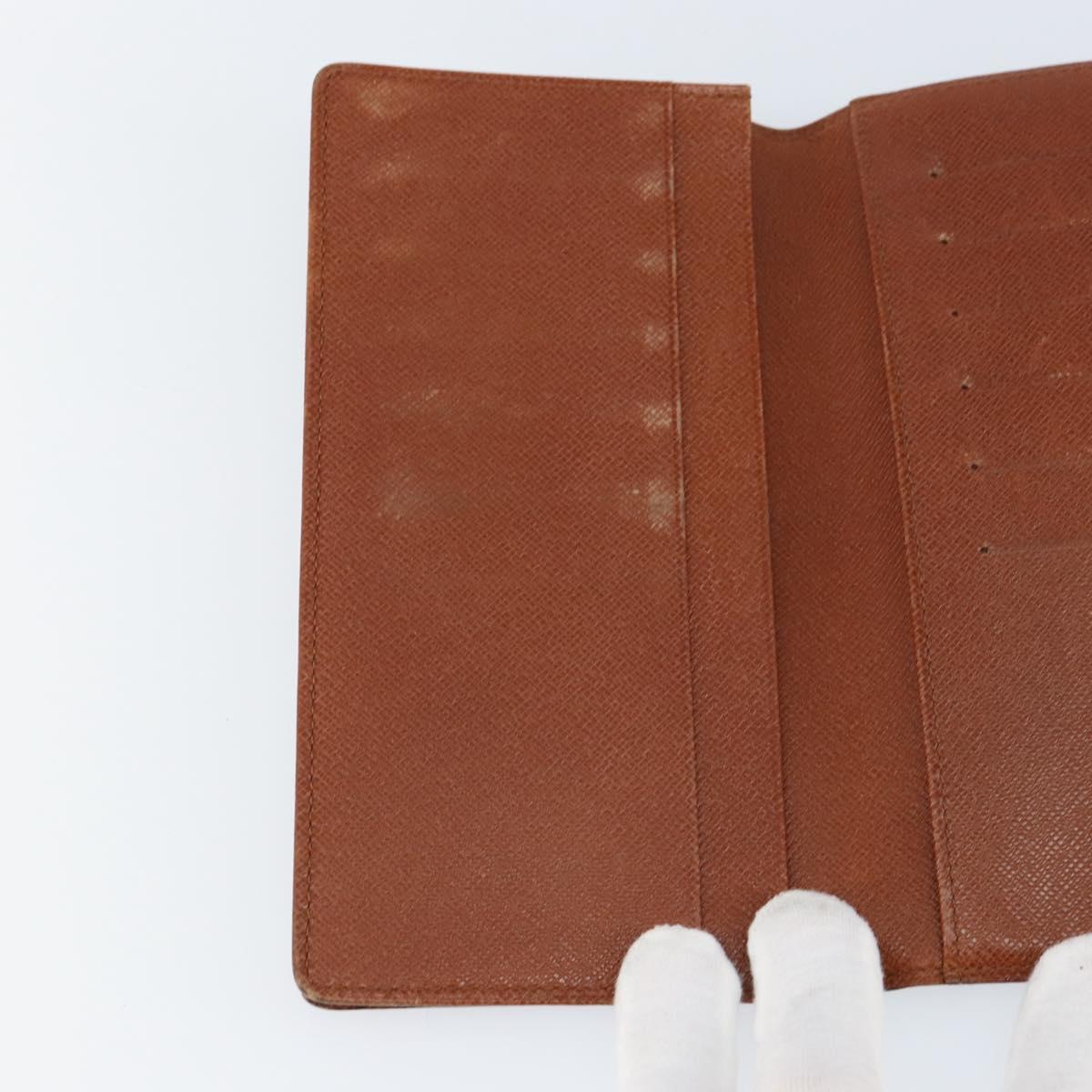 LOUIS VUITTON Monogram Porte Cartes Credit Billfold Wallet M60825 LV Auth th6367