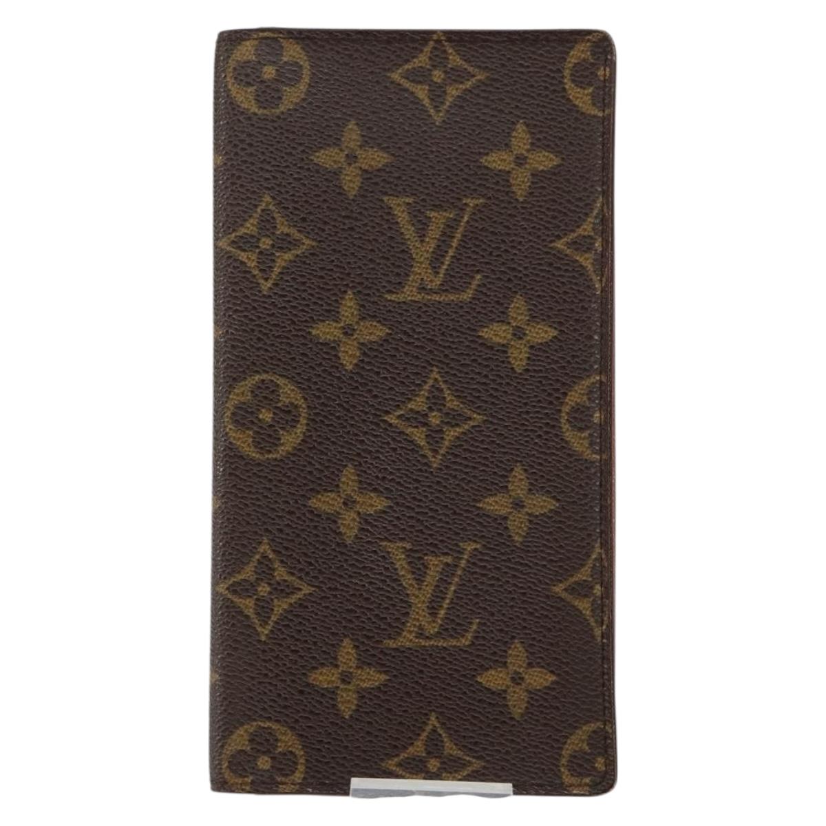 LOUIS VUITTON Monogram Porte Cartes Credit Billfold Wallet M60825 LV Auth th6367