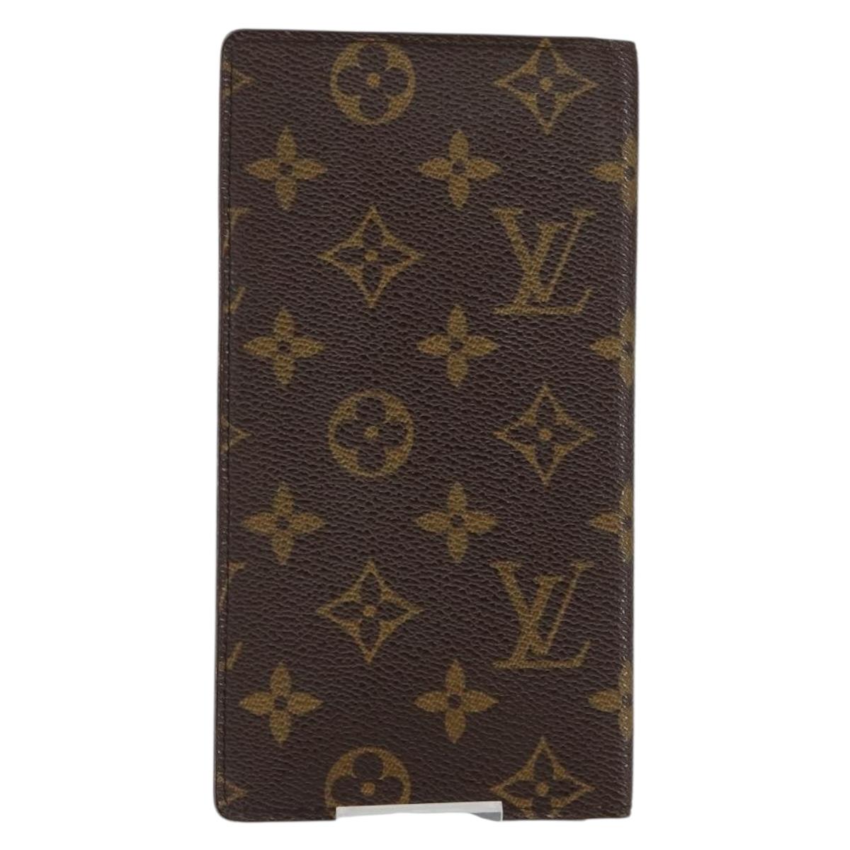 LOUIS VUITTON Monogram Porte Cartes Credit Billfold Wallet M60825 LV Auth th6367