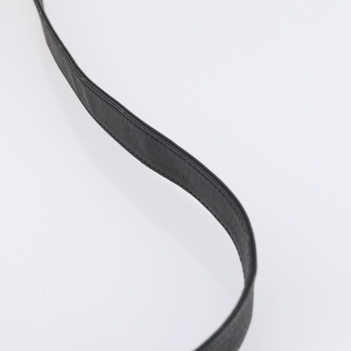 GUCCI Bamboo Hand Bag Suede Leather 2way Black Gold 001 3444 1638 Auth th6369