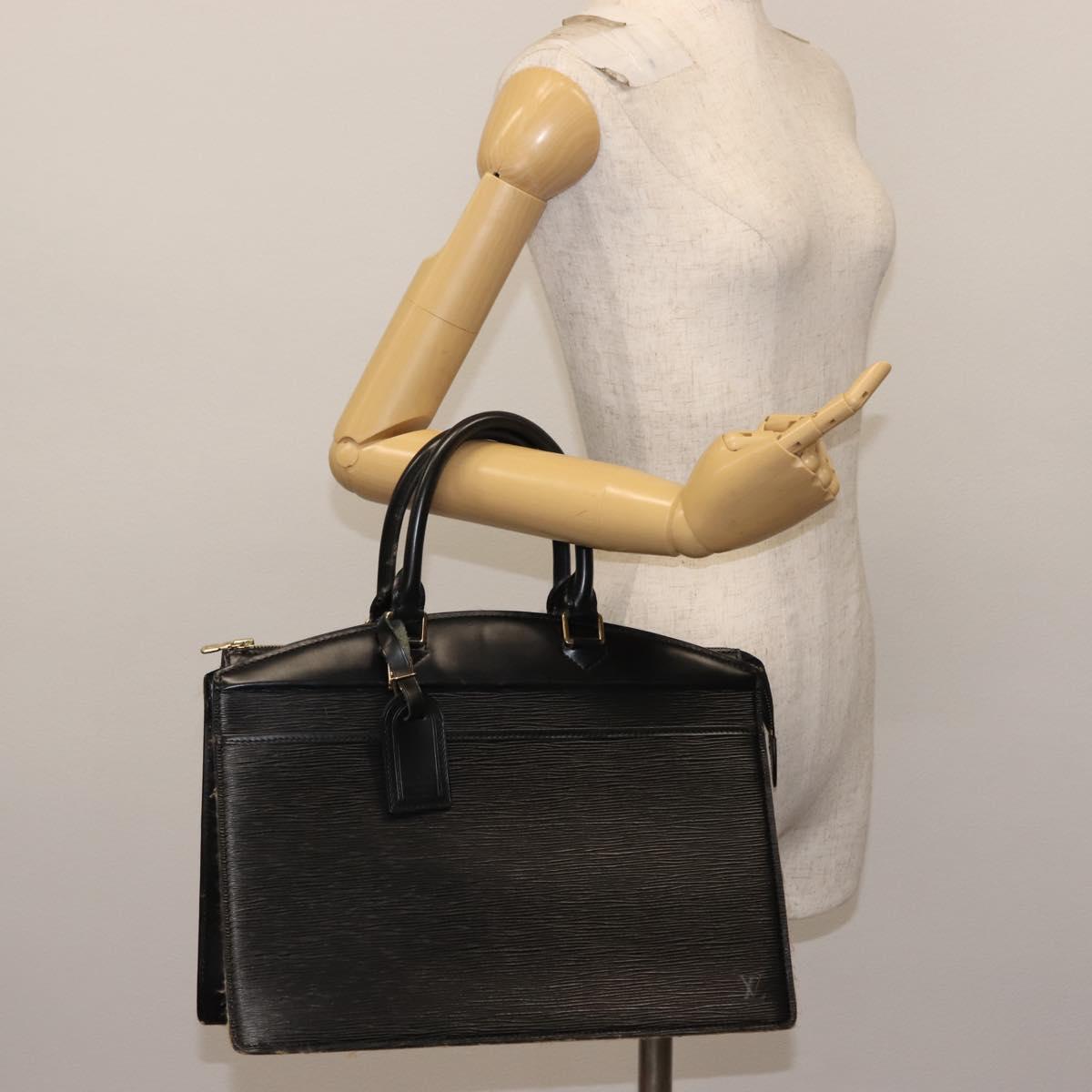 LOUIS VUITTON Epi Riviera Hand Bag Noir Black M48182 LV Auth th6373