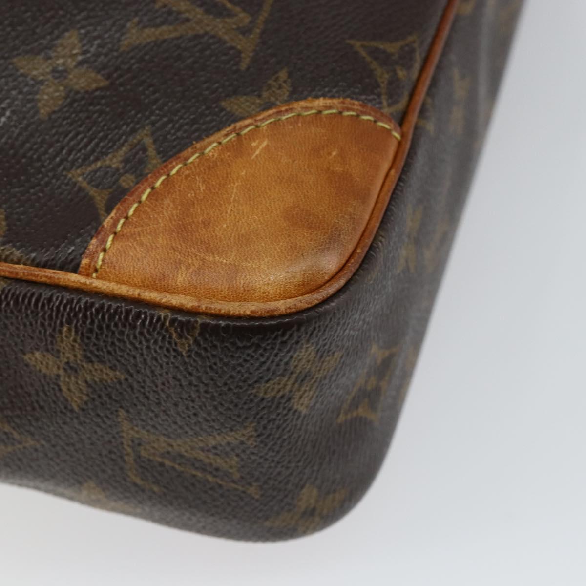 LOUIS VUITTON Monogram Compiegne 28 Clutch Bag M51845 LV Auth th6374
