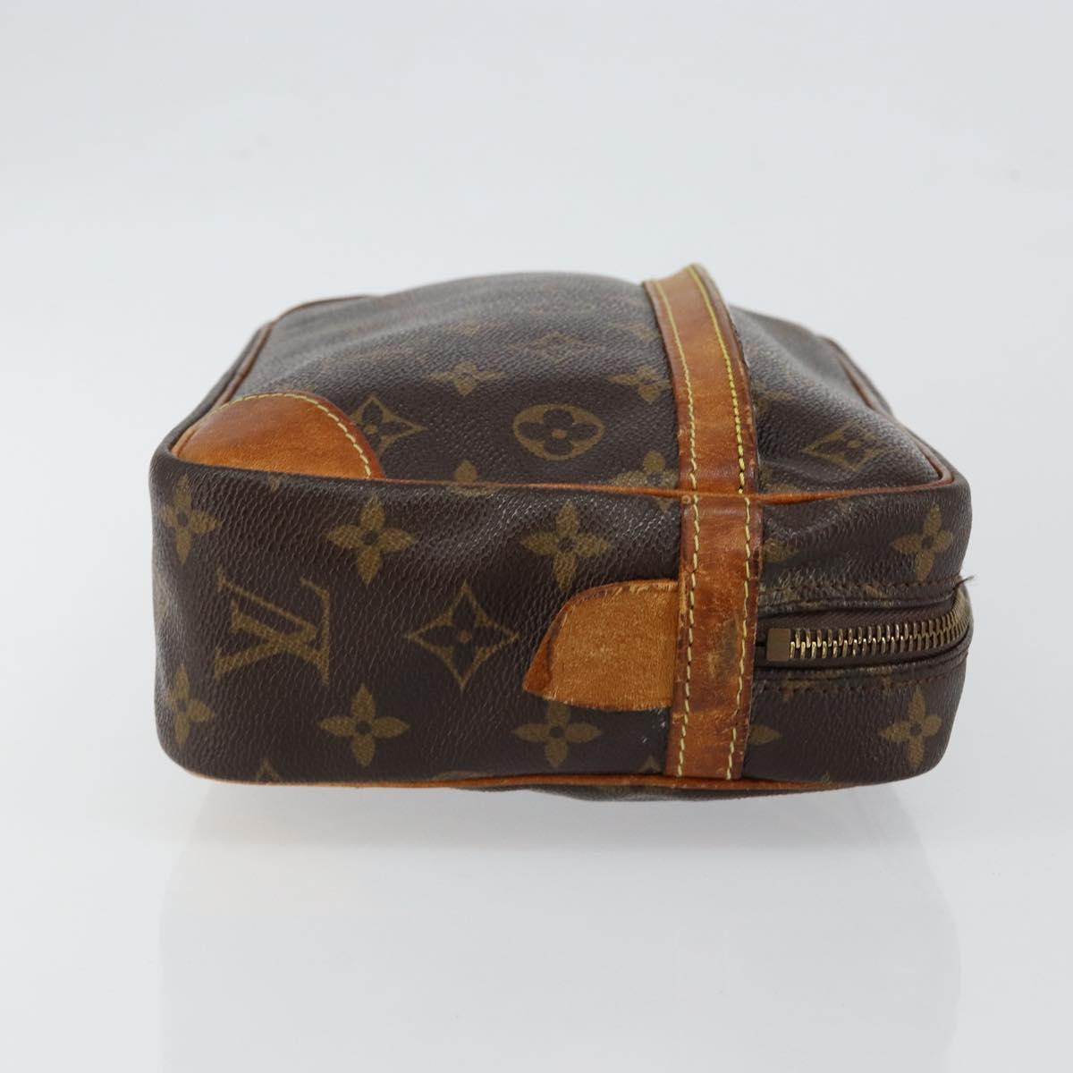 LOUIS VUITTON Monogram Compiegne 28 Clutch Bag M51845 LV Auth th6374