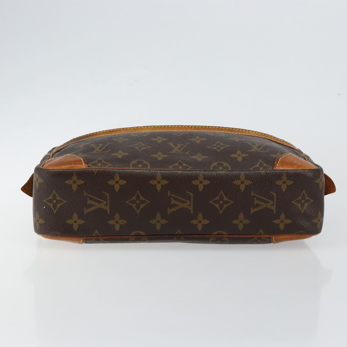 LOUIS VUITTON Monogram Compiegne 28 Clutch Bag M51845 LV Auth th6374