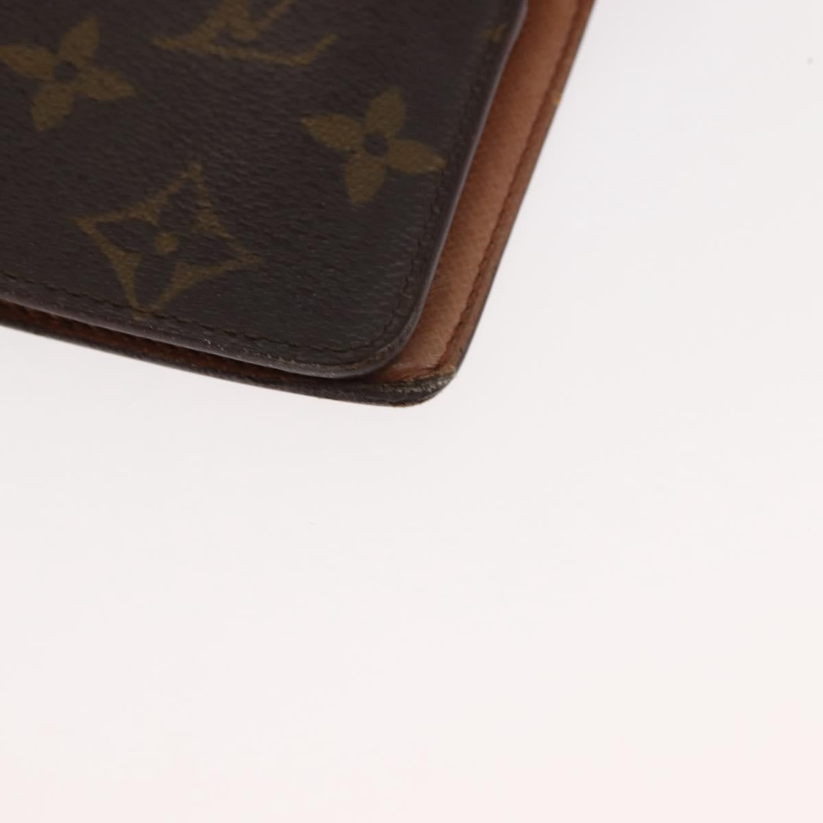 LOUIS VUITTON Monogram Agenda MM Day Planner Cover R20105 LV Auth th6375