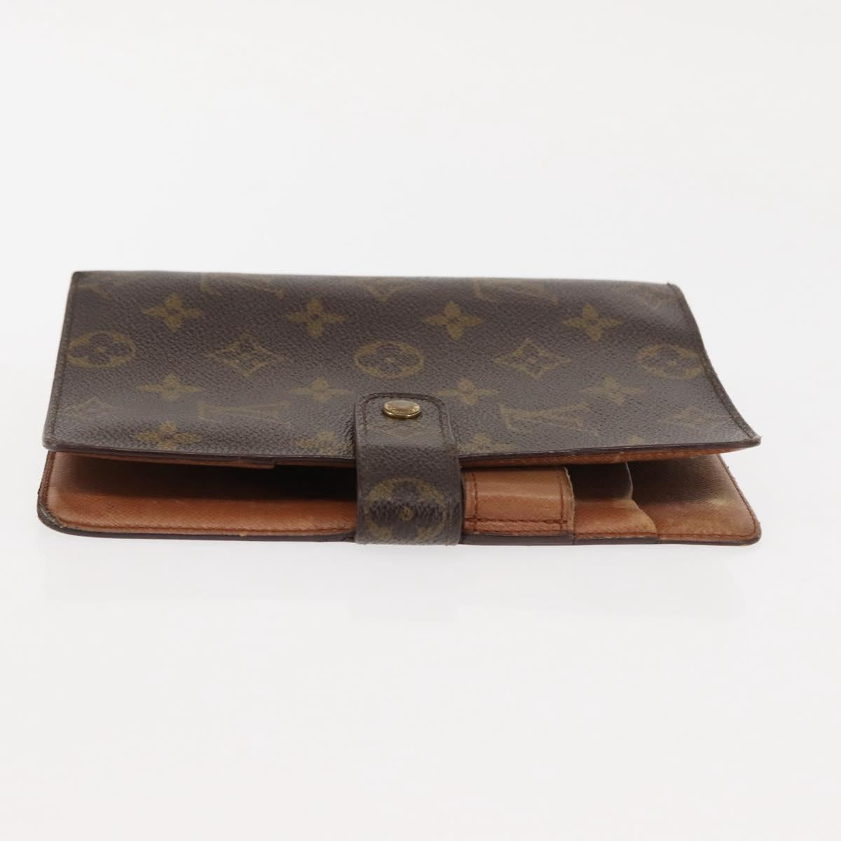 LOUIS VUITTON Monogram Agenda MM Day Planner Cover R20105 LV Auth th6375