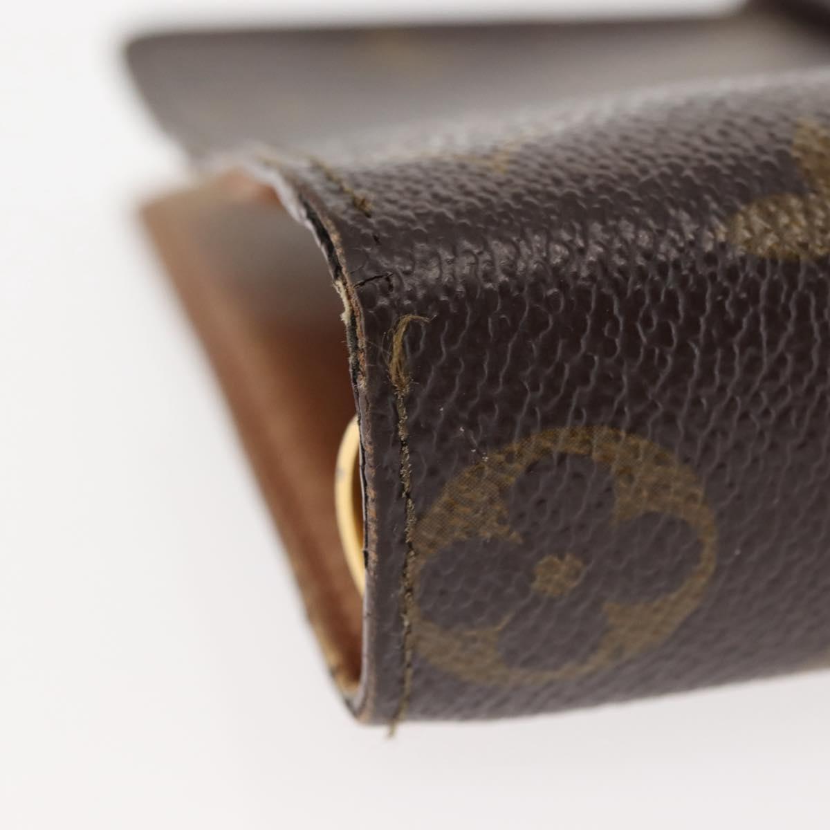 LOUIS VUITTON Monogram Agenda MM Day Planner Cover R20105 LV Auth th6375