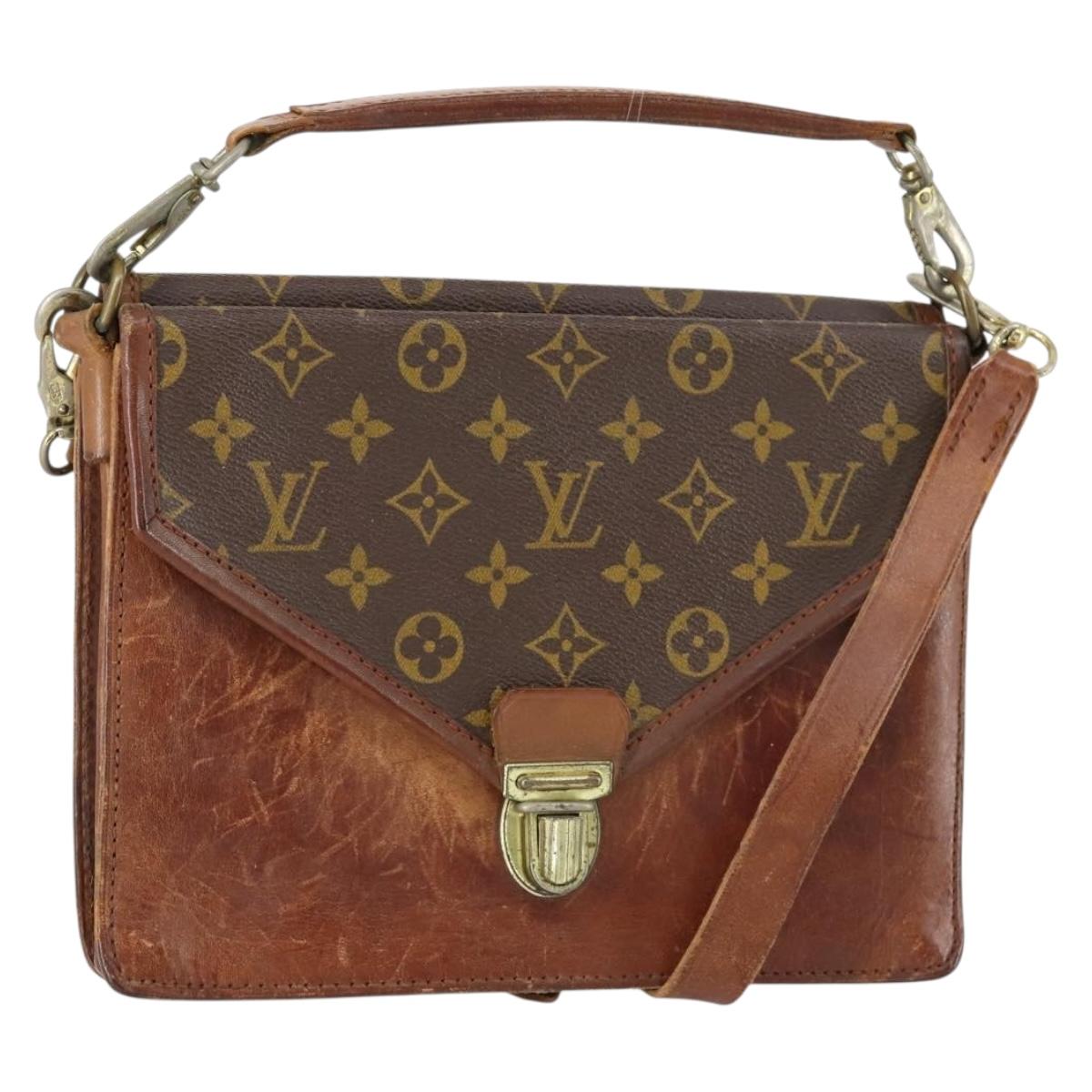 LOUIS VUITTON Monogram Sac Biface Hand Bag 2way M51310 LV Auth th6376