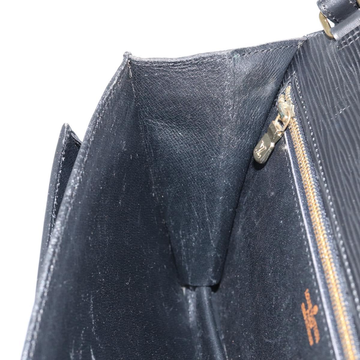 LOUIS VUITTON Epi Serie Dragonne Clutch Bag Black Noir M52612 LV Auth th6377