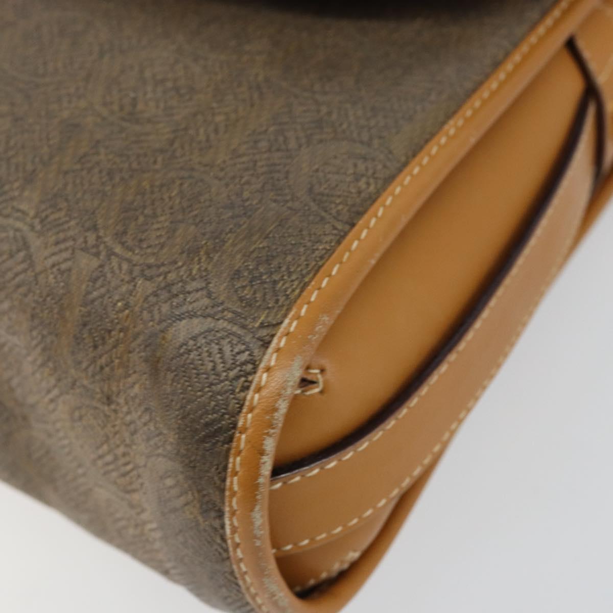 GUCCI Shoulder Bag Canvas Leather Beige Gold 001 14 0712 Auth th6380