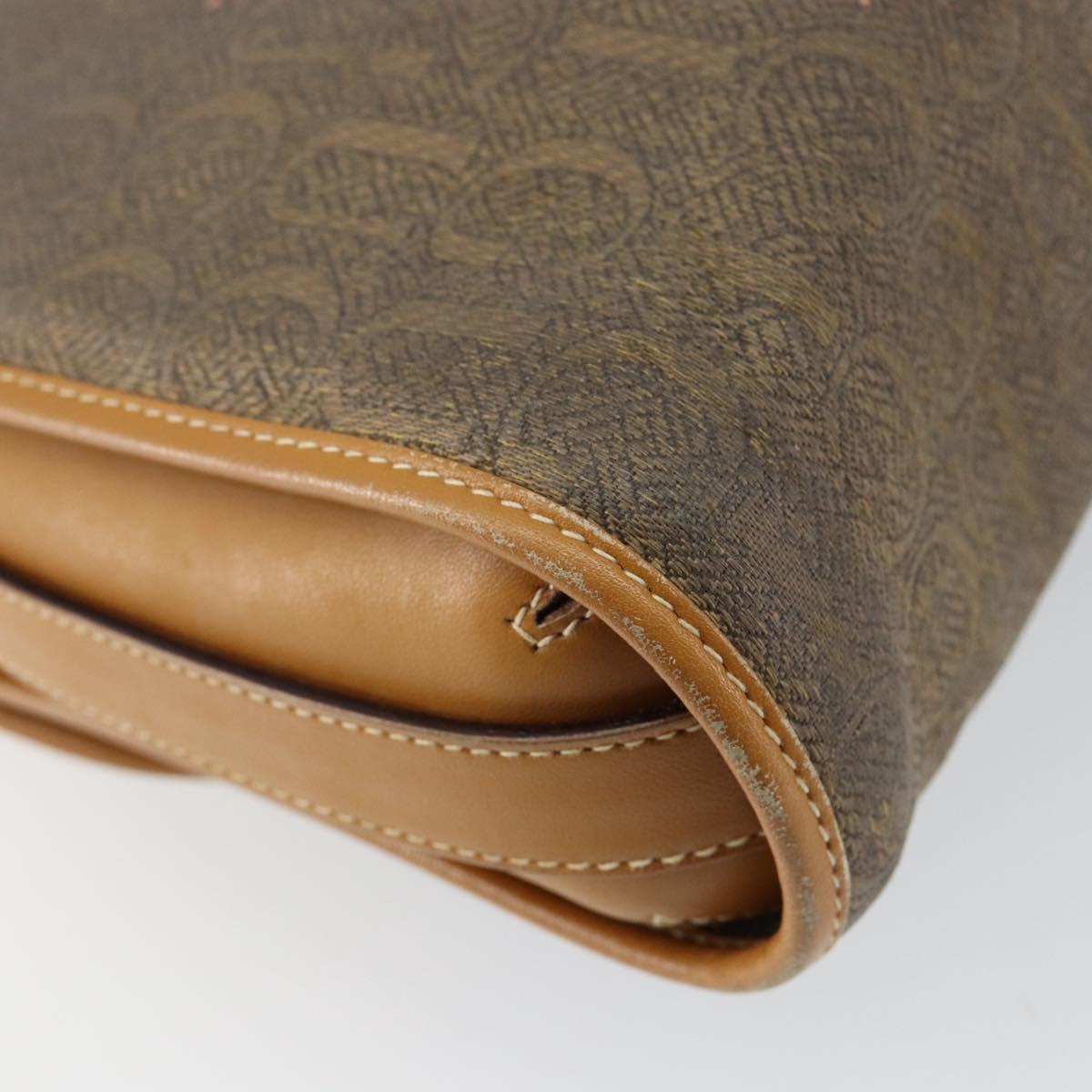 GUCCI Shoulder Bag Canvas Leather Beige Gold 001 14 0712 Auth th6380