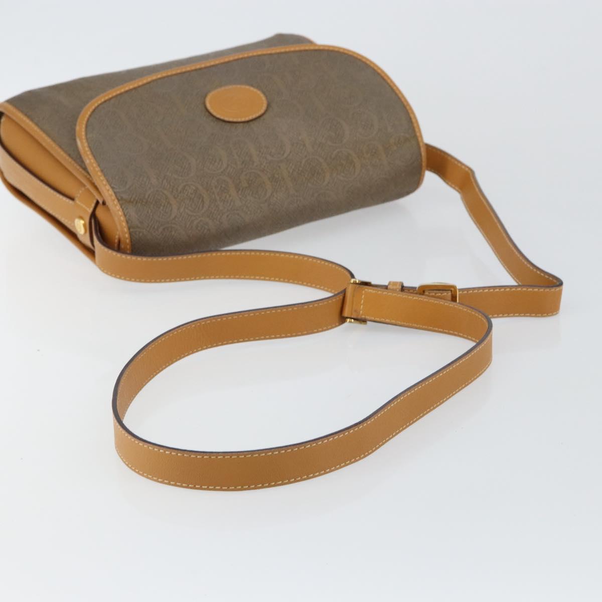 GUCCI Shoulder Bag Canvas Leather Beige Gold 001 14 0712 Auth th6380