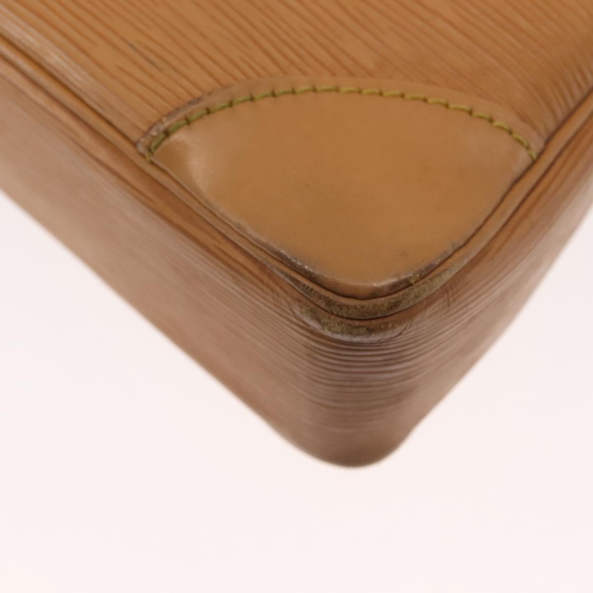 LOUIS VUITTON Epi Porte Documents Voyage Business Bag Beige M54476 Auth th6381