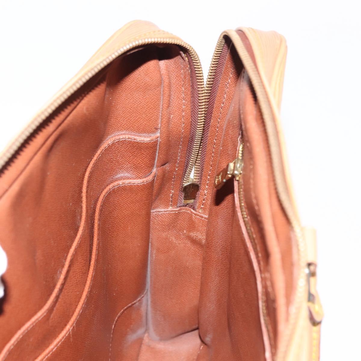 LOUIS VUITTON Epi Porte Documents Voyage Business Bag Beige M54476 Auth th6381