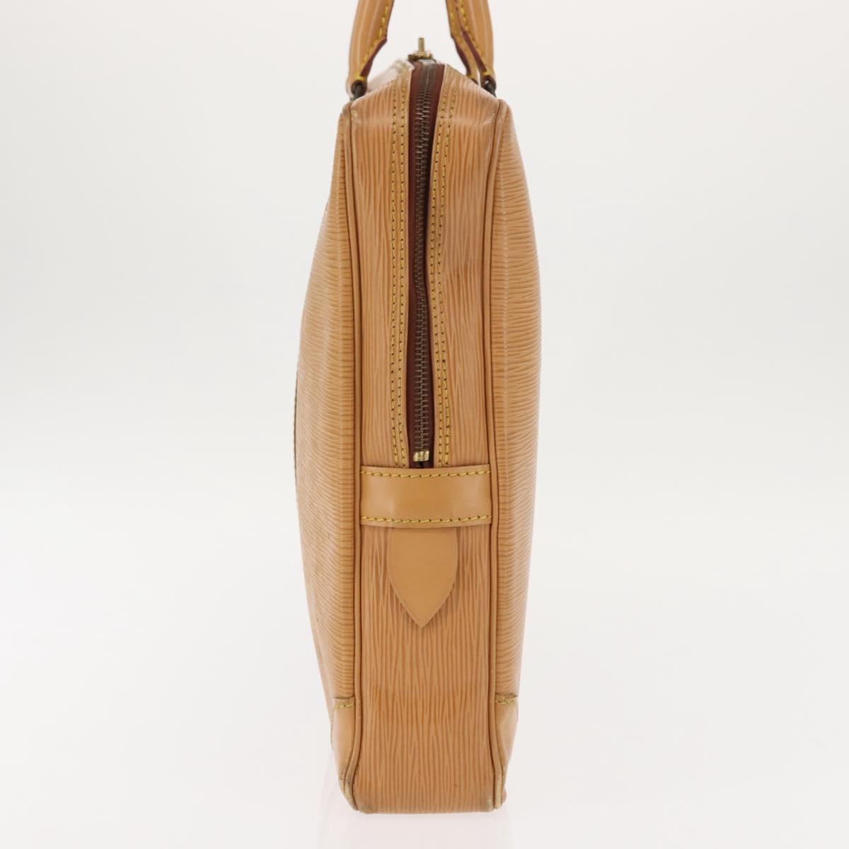 LOUIS VUITTON Epi Porte Documents Voyage Business Bag Beige M54476 Auth th6381