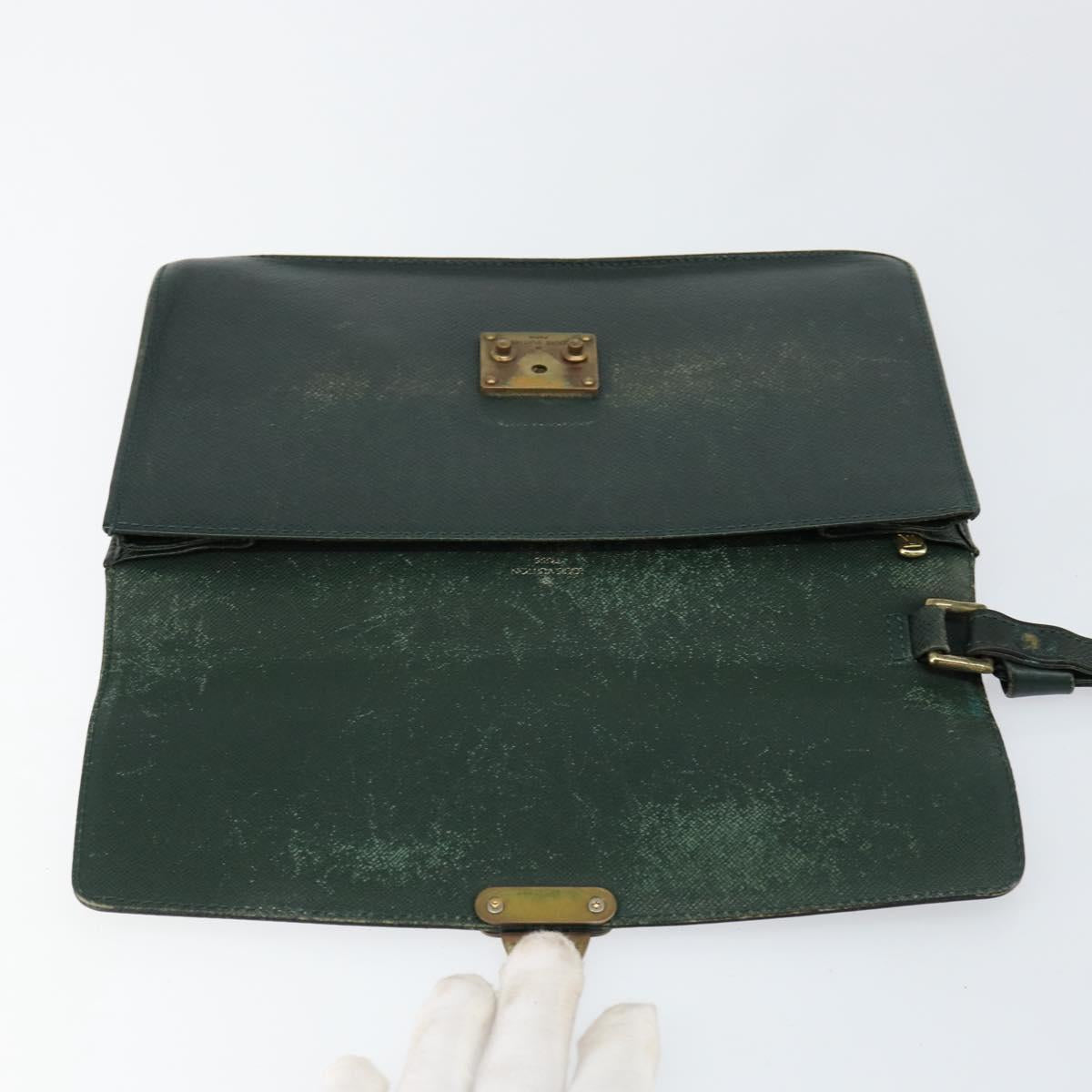 LOUIS VUITTON Taiga Pochette Kourad Clutch Bag Epicea M30194 LV Auth th6383