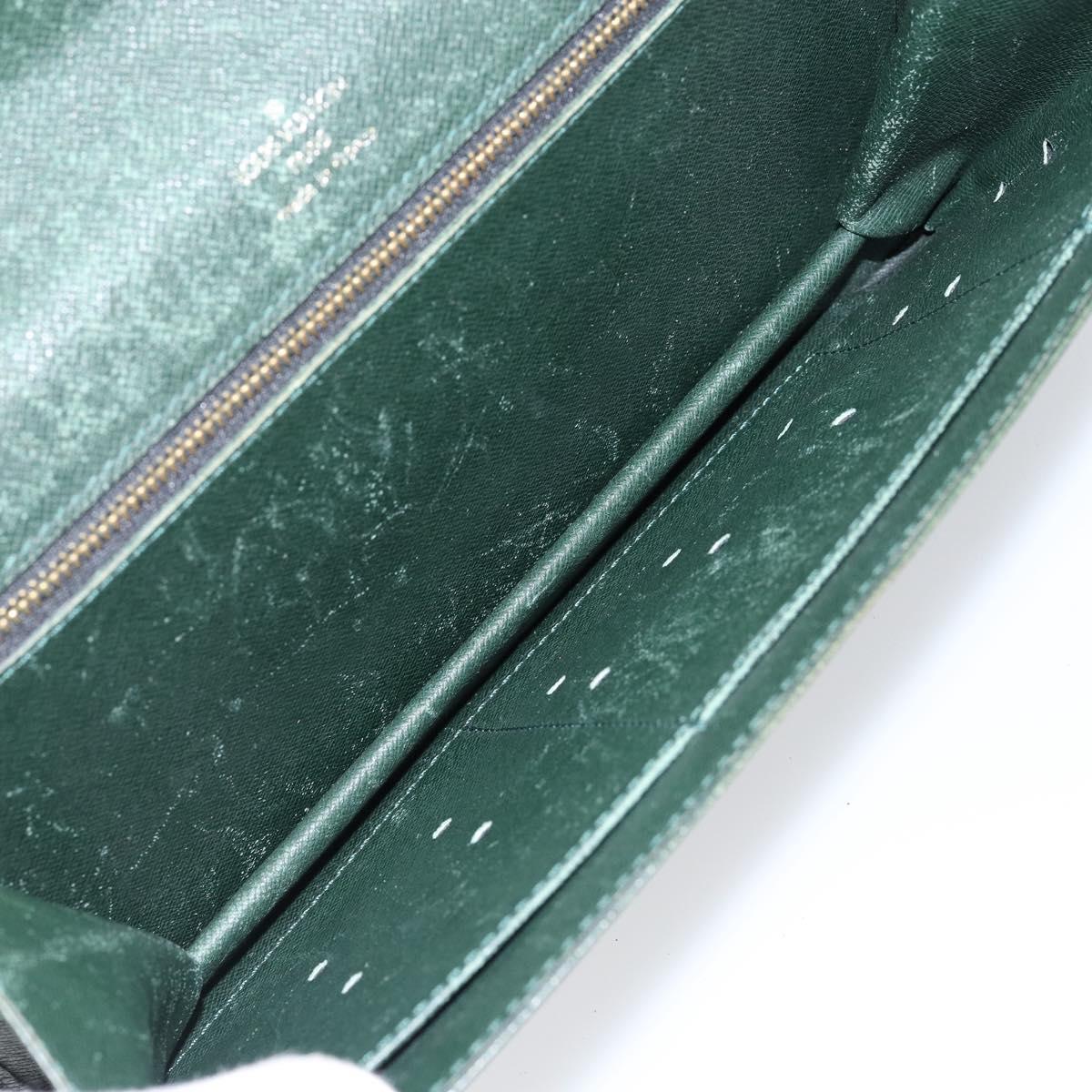 LOUIS VUITTON Taiga Pochette Kourad Clutch Bag Epicea M30194 LV Auth th6383