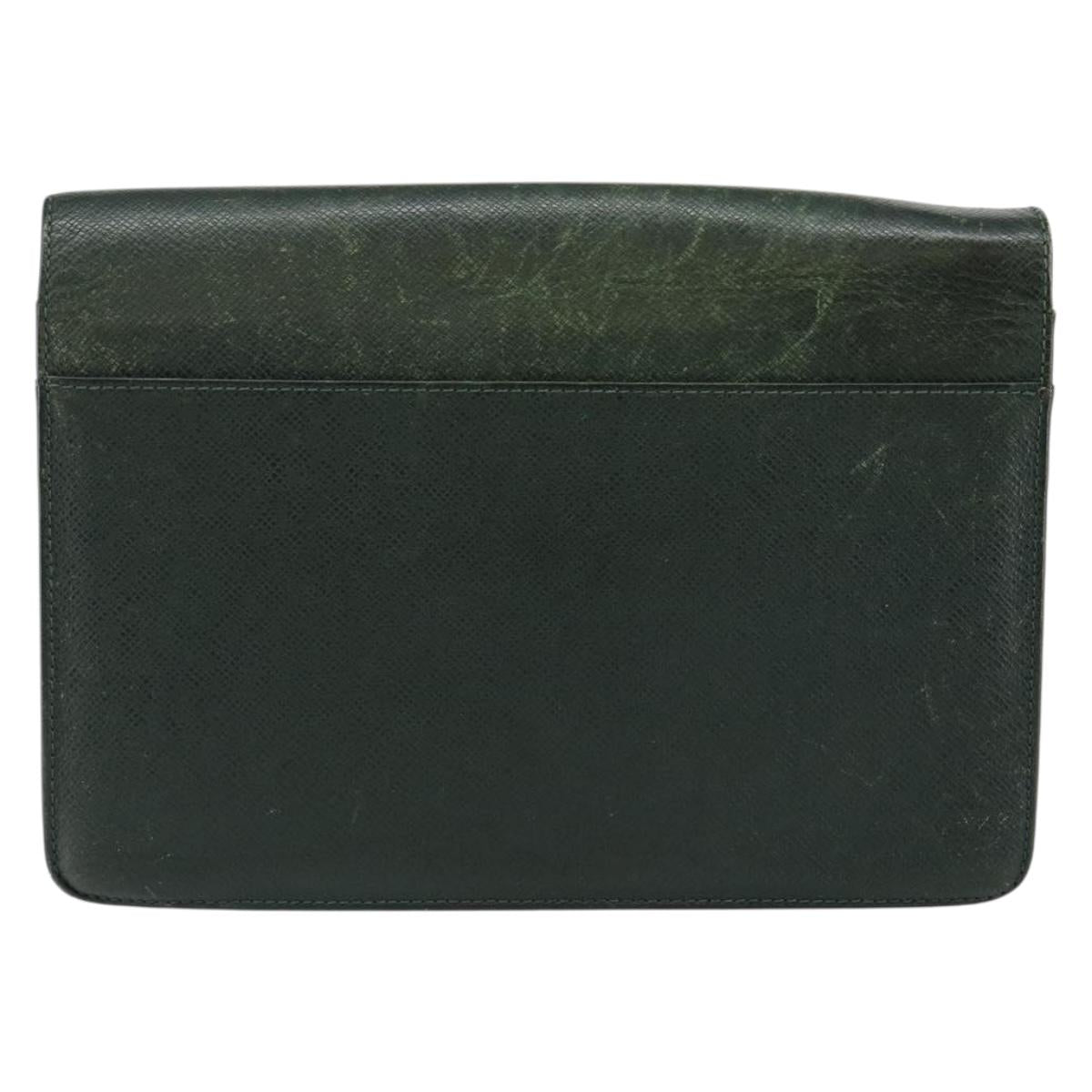 LOUIS VUITTON Taiga Pochette Kourad Clutch Bag Epicea M30194 LV Auth th6383