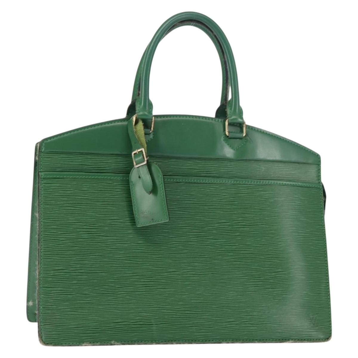 LOUIS VUITTON Epi Riviera Hand Bag Green M48184 LV Auth th6387