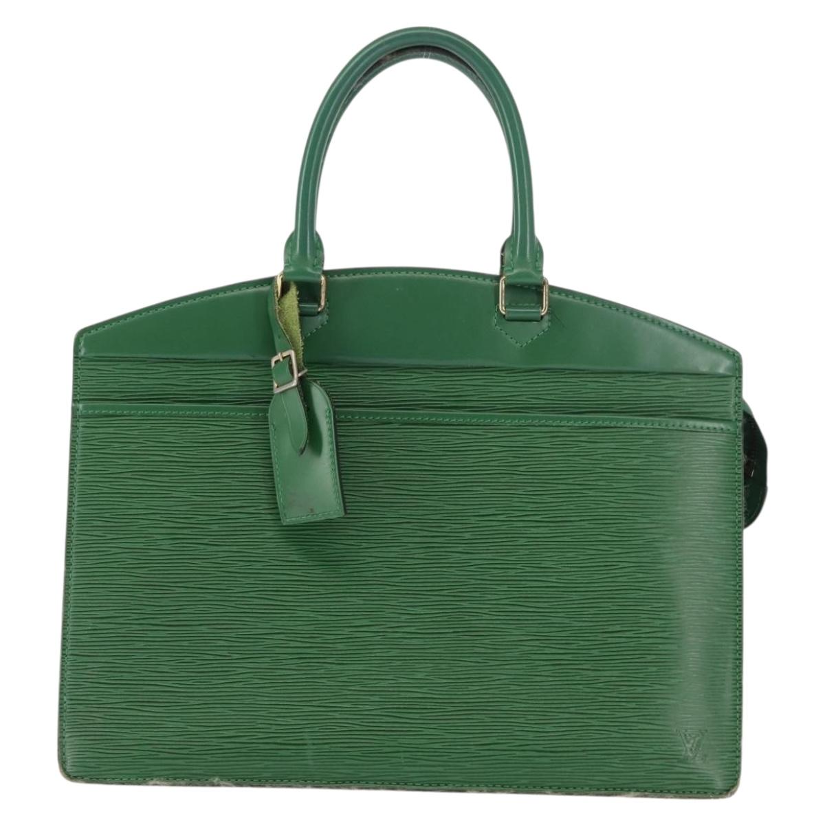LOUIS VUITTON Epi Riviera Hand Bag Green M48184 LV Auth th6387