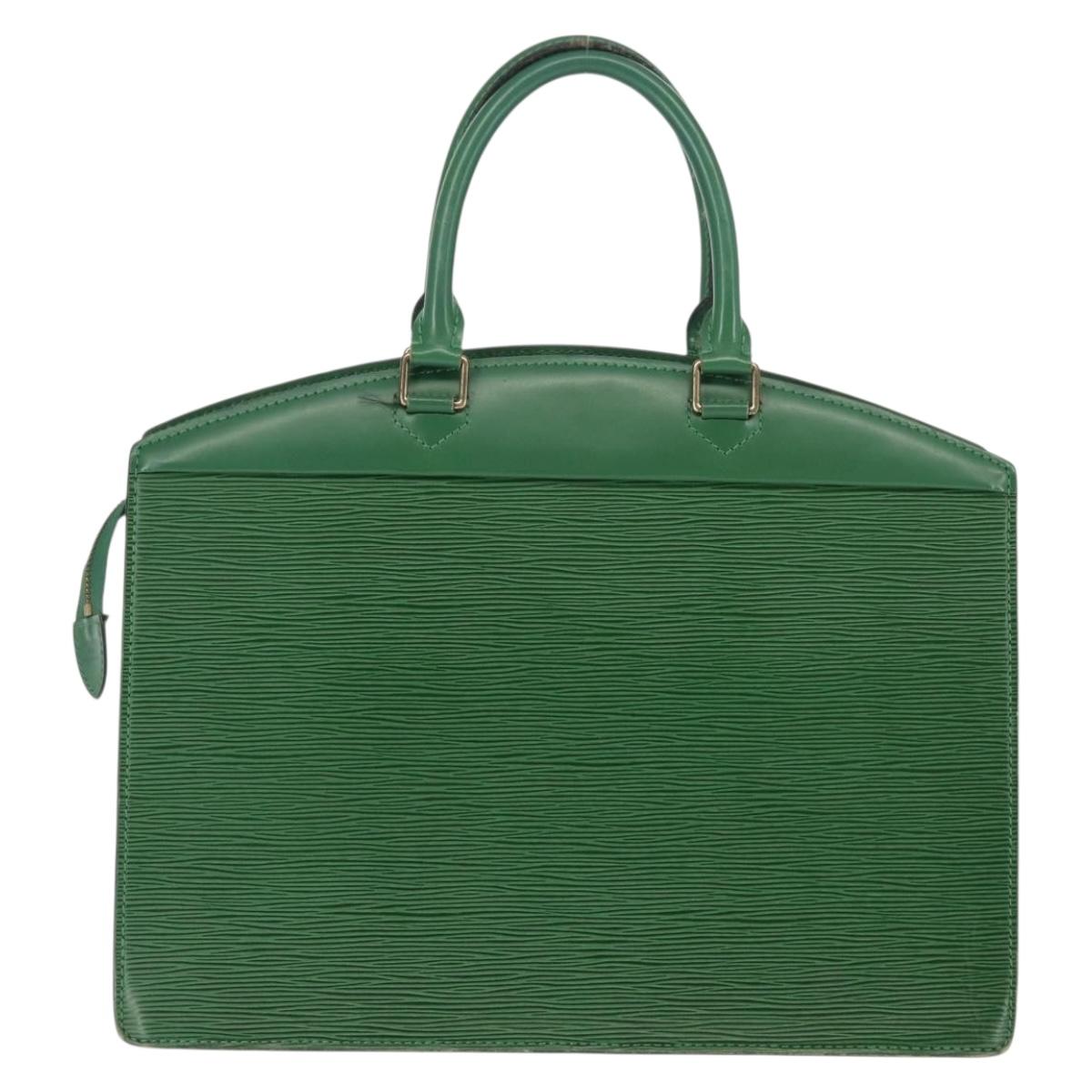 LOUIS VUITTON Epi Riviera Hand Bag Green M48184 LV Auth th6387