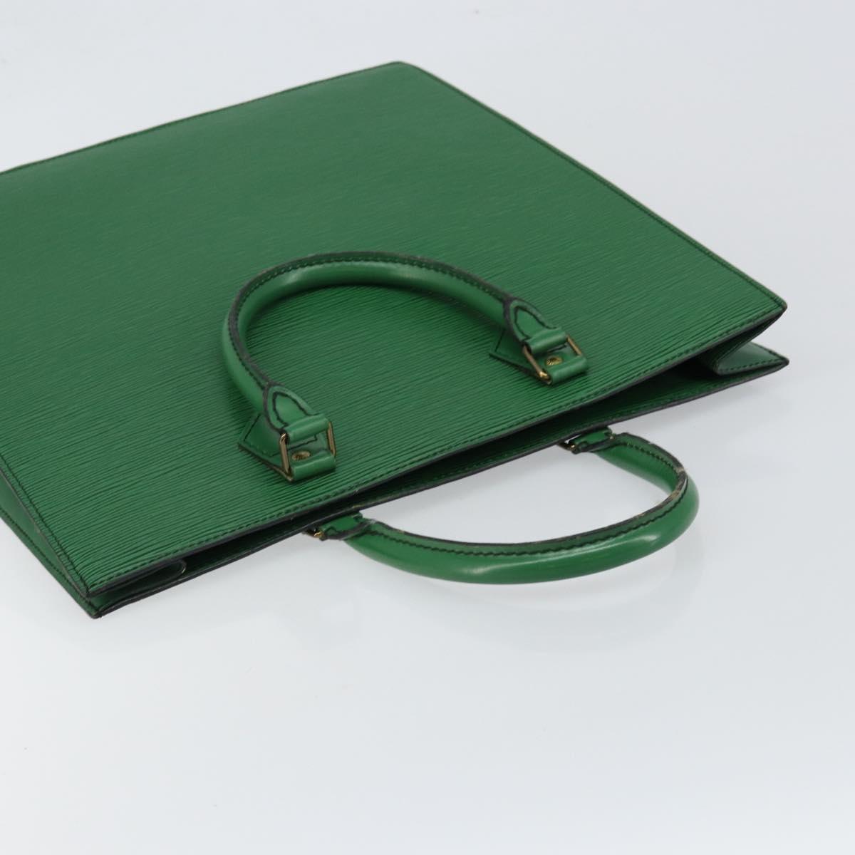 LOUIS VUITTON Epi Sac Plat Hand Bag Green M59084 LV Auth th6389