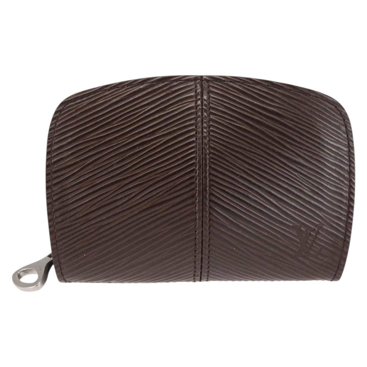 LOUIS VUITTON Epi PortefeuilleZ Coin Purse Brown M6344D LV Auth th6390