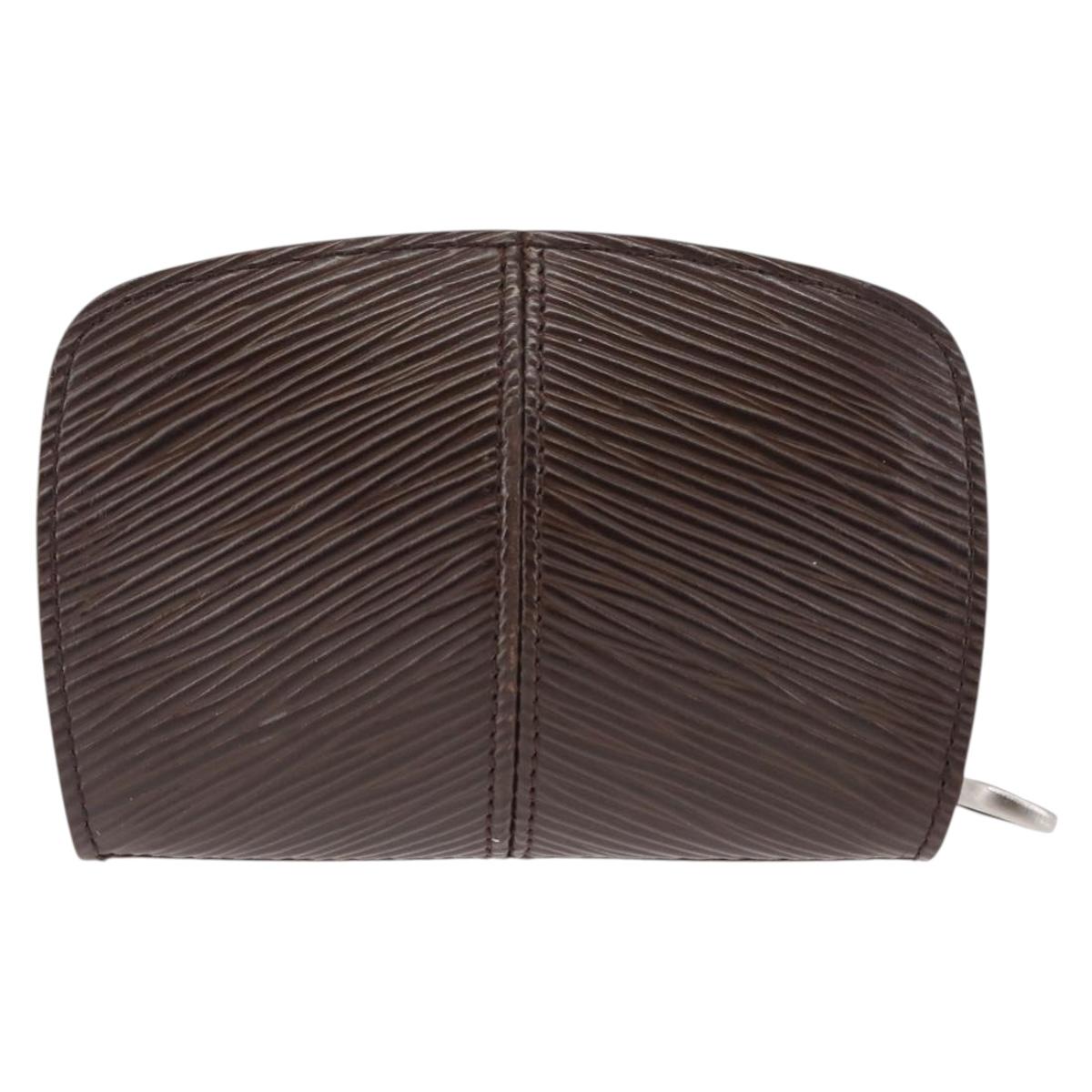 LOUIS VUITTON Epi PortefeuilleZ Coin Purse Brown M6344D LV Auth th6390