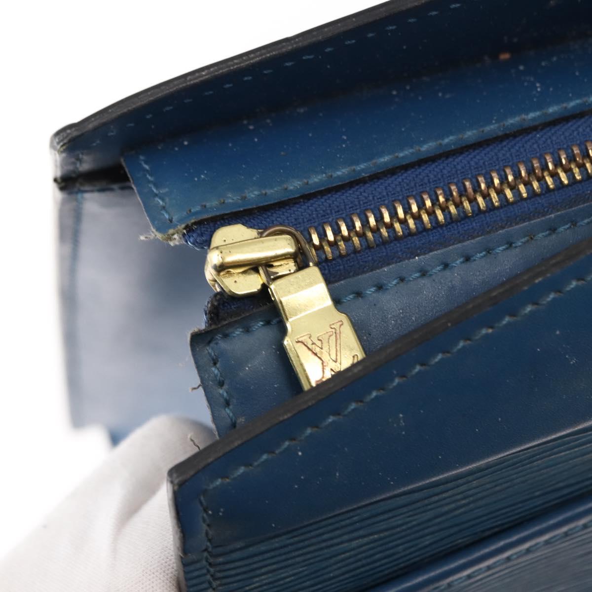 LOUIS VUITTON Epi Riviera Hand Bag Blue M48185 LV Auth th6391