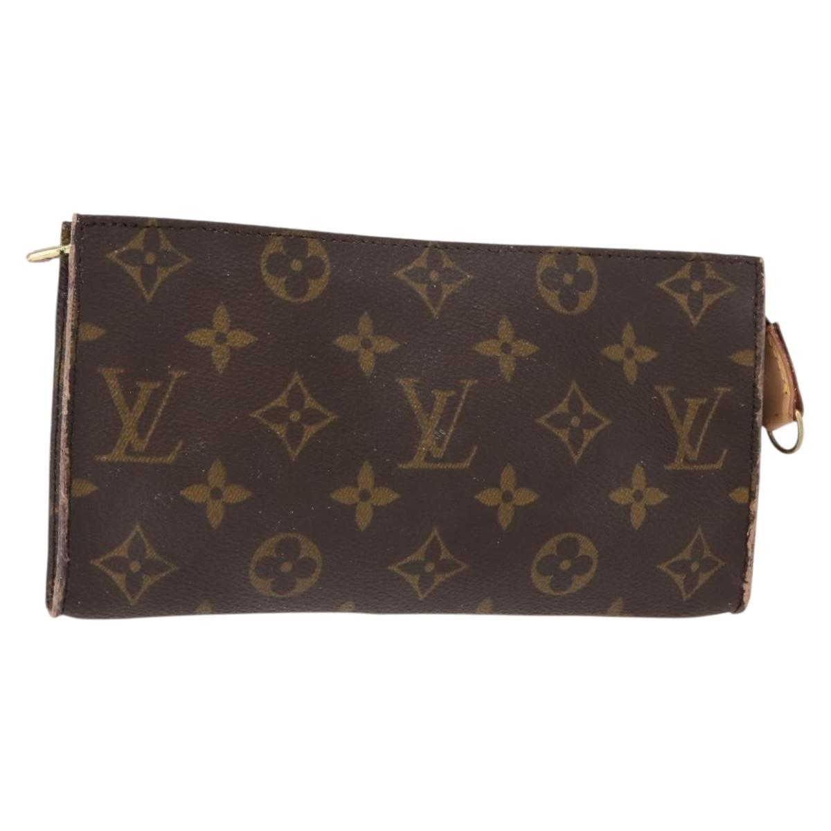 LOUIS VUITTON Monogram Bucket GM Accessory Pouch LV Auth th6393