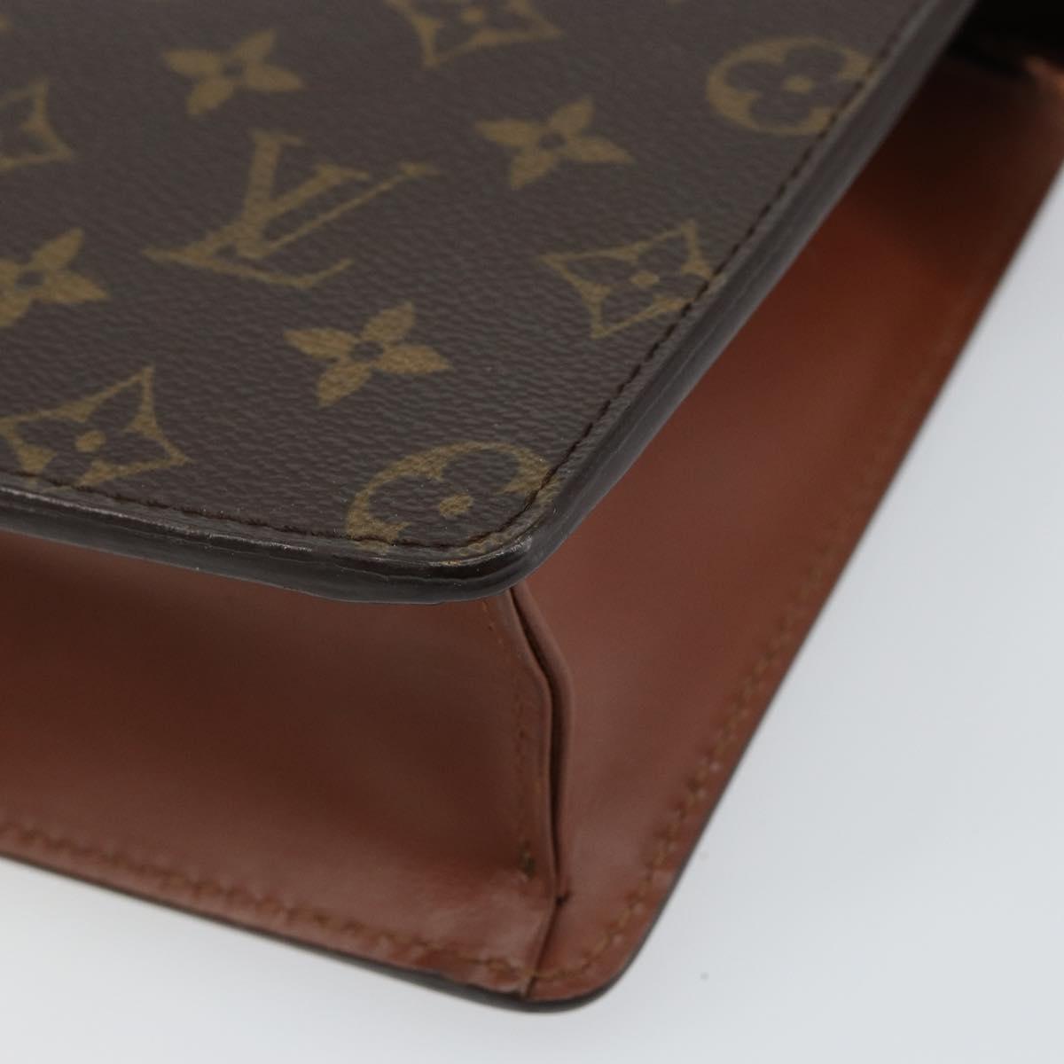 LOUIS VUITTON Monogram Pochette Homme Clutch Bag M51795 LV Auth th6394
