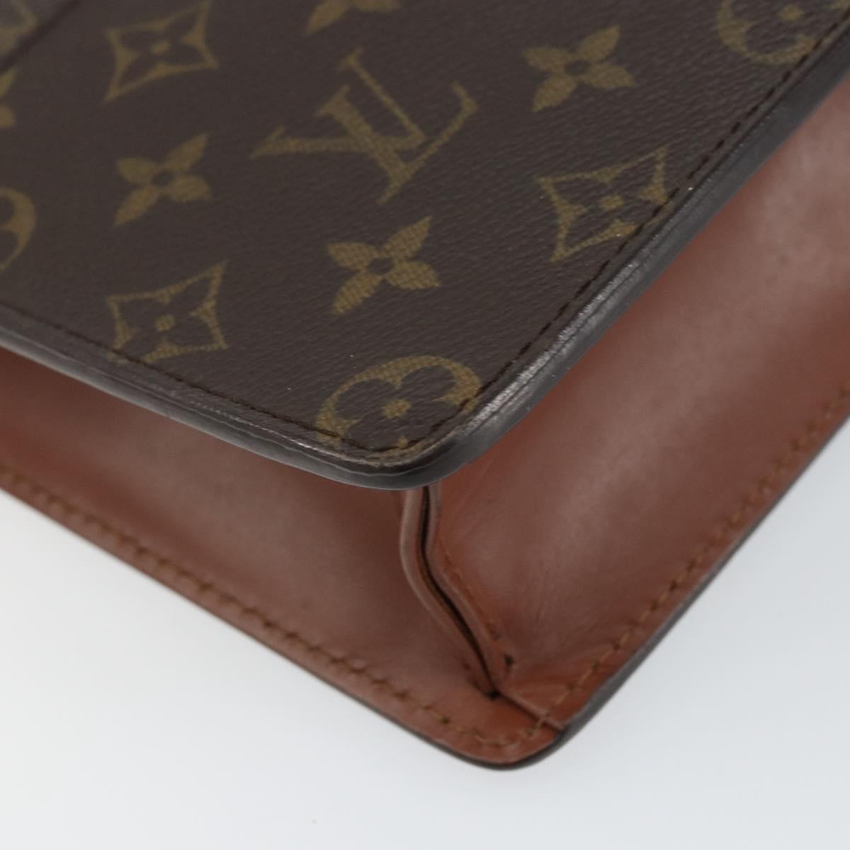 LOUIS VUITTON Monogram Pochette Homme Clutch Bag M51795 LV Auth th6394