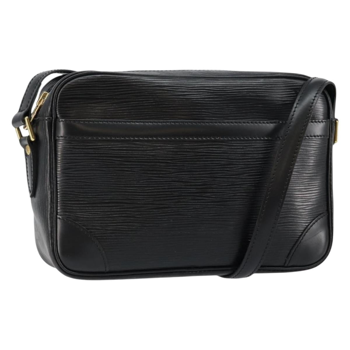 LOUIS VUITTON Epi Trocadero 23 Shoulder Bag Black M52302 LV Auth th6395